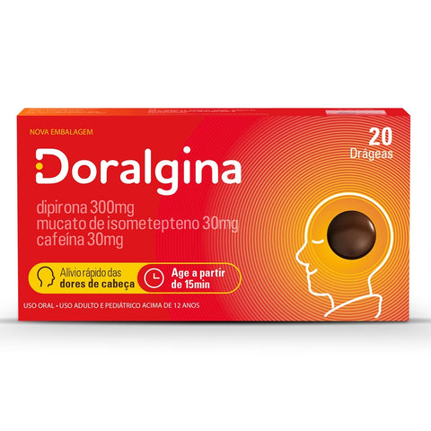 Doralgina 20 drágeas